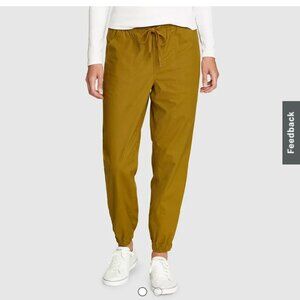 NWT Eddie Bauer Women's Discovery Peak Joggers Tan Size 18